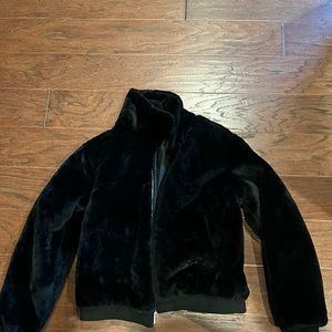 Black Furry Jacket